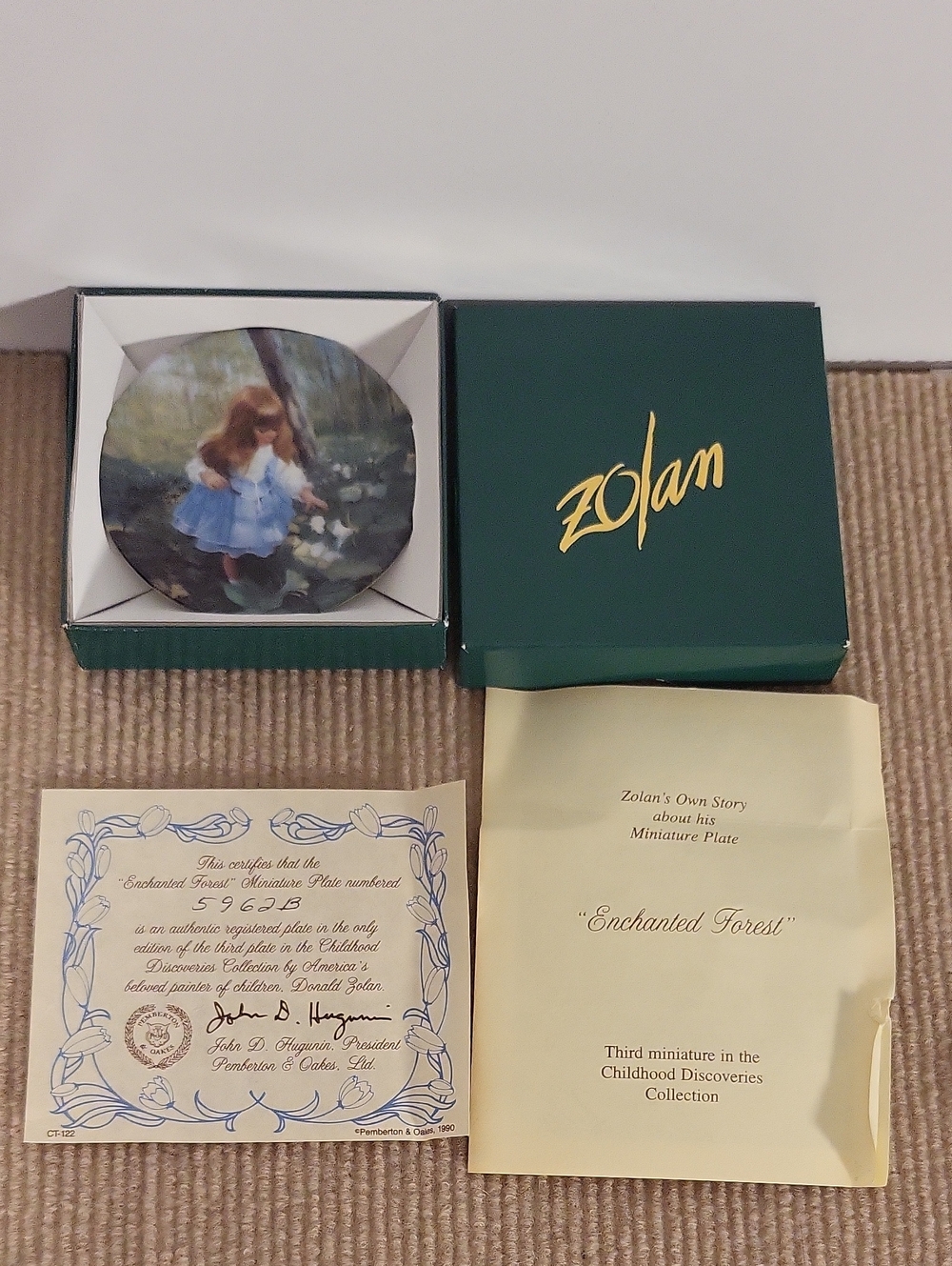 Zolan "ENCHANTED FOREST" Miniature Mini Plate  Childhood Discoveries